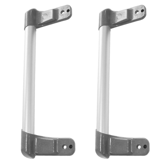 Door Handle for Hotpoint Fridge Freezer Long Bar Grab Graphite Grey C00219322 x 2