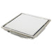 Shower Floor Drain Grate Tile Insert Invisible Stainless Steel Square Grid (Chrome Silver, 6" / 155mm)