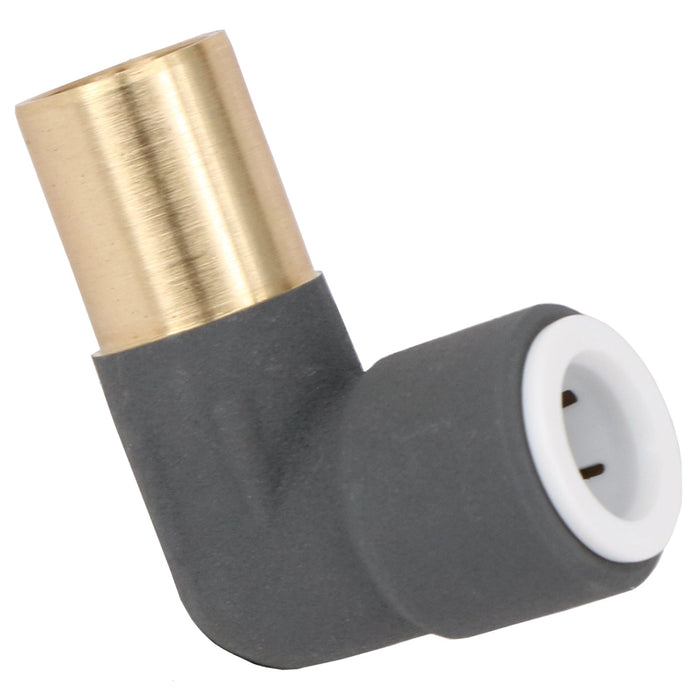 Radiator Valve Reducing Elbow Stem Compression 15mm x 10mm Pushfit Anthracite 4 x Valves