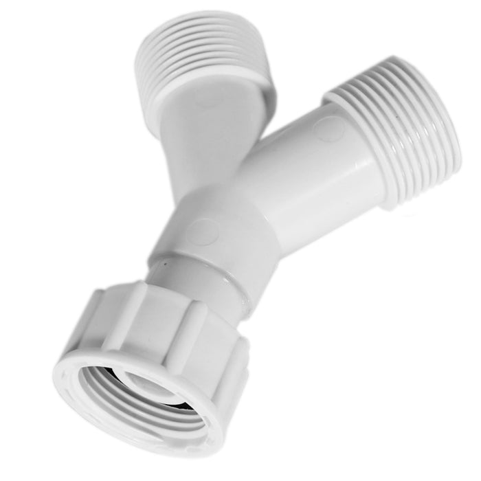 Hose Y Piece Connector Washing Machine Dishwasher 3/4 Inch BSP Inlet Splitter