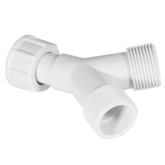Hose Y Piece Connector Washing Machine Dishwasher 3/4 Inch BSP Inlet Splitter