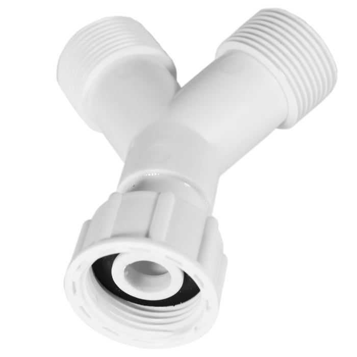 Hose Y Piece Connector Washing Machine Dishwasher 3/4 Inch BSP Inlet Splitter