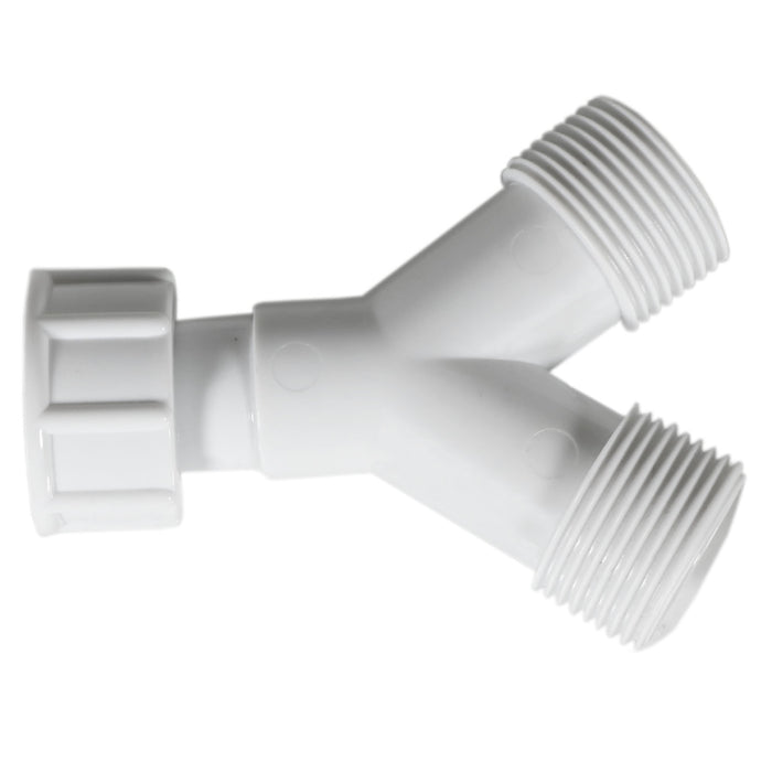 Hose Y Piece Connector Washing Machine Dishwasher 3/4 Inch BSP Inlet Splitter