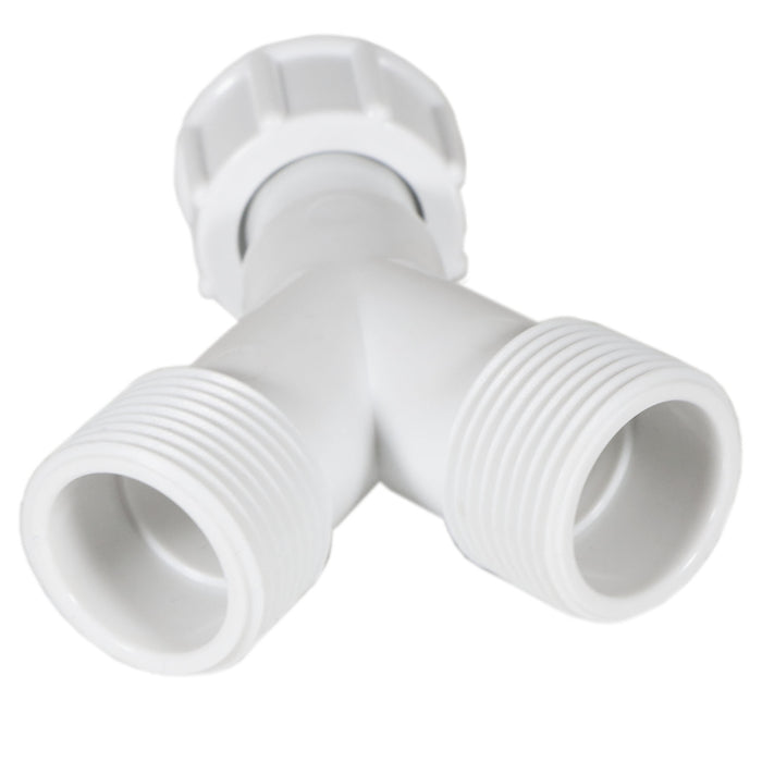 Hose Y Piece Connector Washing Machine Dishwasher 3/4 Inch BSP Inlet Splitter