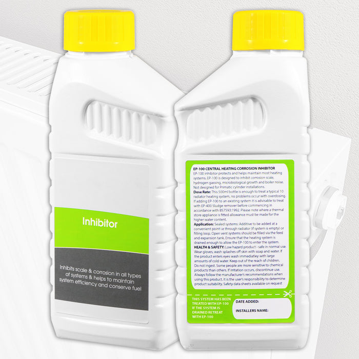Central Heating Inhibitor Concentrate Anti Corrosion Scale Radiator Liquid (500ml Bottle)