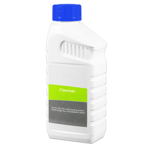SPARES2GO Central Heating Cleanser Concentrate Sludge Rust Debris Cleaner Radiator Liquid (500ml Bottle)