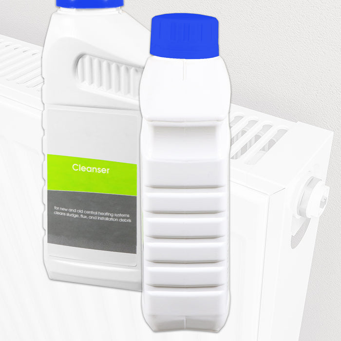 Central Heating Cleanser Concentrate Sludge Rust Debris Cleaner Radiator Liquid (500ml Bottle)