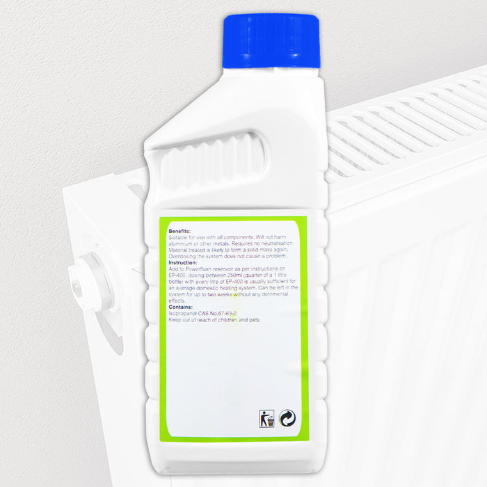 Central Heating Sludge Remover Concentrate Radiator Boiler Pipes Liquid (500ml Bottle)