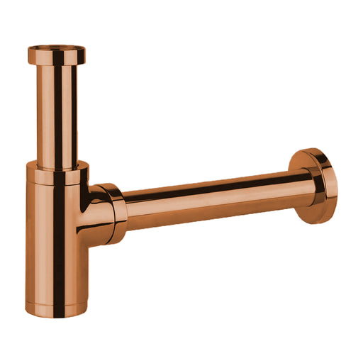Bottle Sink Basin Trap 40mm / 1.5" Luxury Round Deodorant Waste Pipe Outlet (Copper)