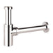 Bottle Sink Basin Trap 40mm / 1.5" Luxury Round Deodorant Waste Pipe Outlet (Chrome Silver)