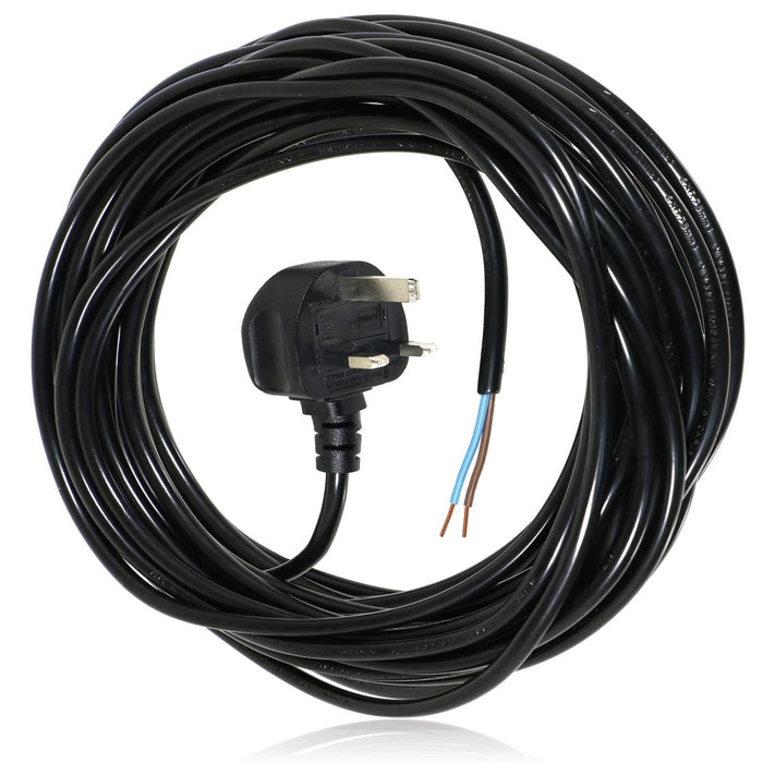 XL Extra Long Universal 12M Metre Mains Power Cable Lead for Angle Grinder Power Tools (UK Plug)