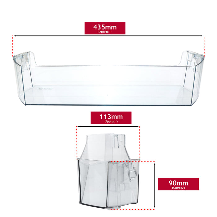 Gorenje Fridge Lower Door Shelf Rack Tray 318414 GD NRK NRKI RBI RI RC RK