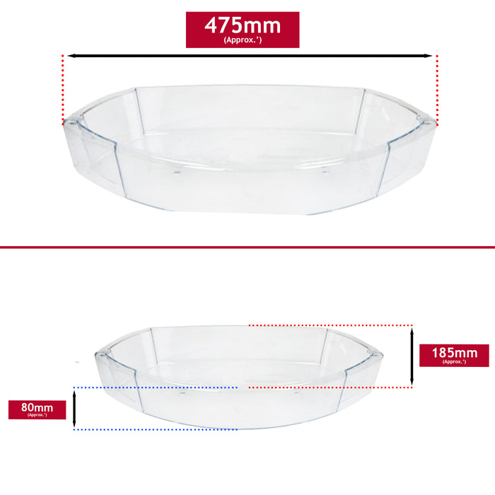 Gorenje Fridge Lower Door Shelf Tray Bottle Rack RB60 RF60 449189 475 x 80 x 185 mm