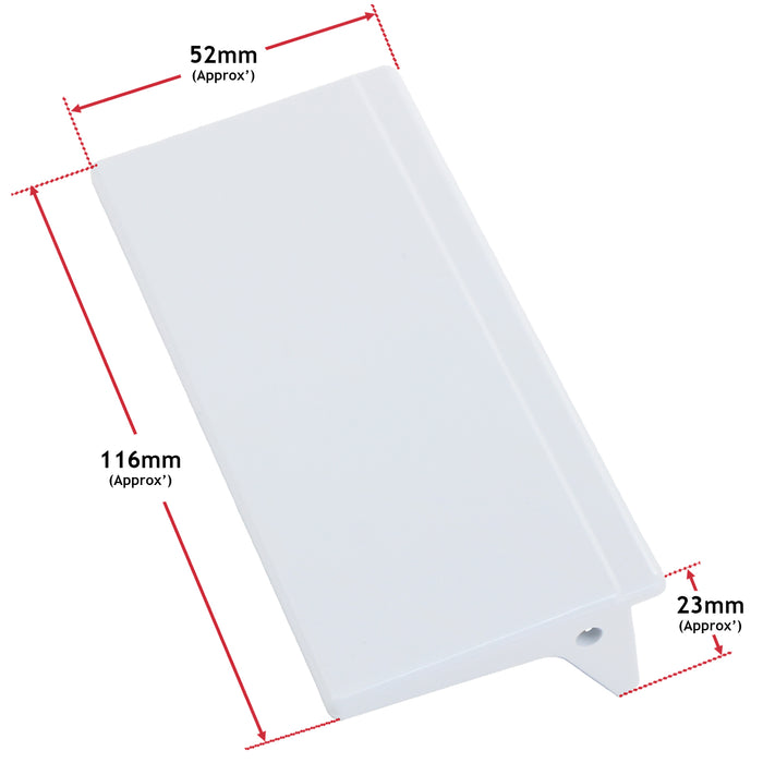 Ice Box Door Handle For Gorenje ORB153 ORB152 Retro Fridge Freezer White 449404 G449404