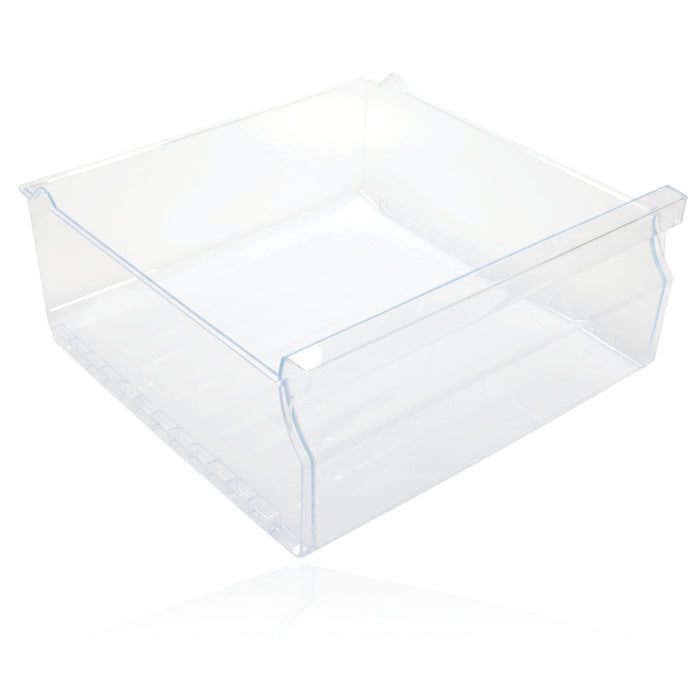 Fridge Freezer Upper Drawer fits HISENSE RB316D4WB1, RB316D4WBF, RB316D4WDF, RB343D4BWF Clear