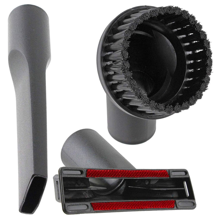 Curved Wand Handle, Telescopic Extension Rod & Tool Kit for Miele S2110 S2111 Compact S2180 S2181 Vacuum Cleaner (1.7m, 38mm, Silver)