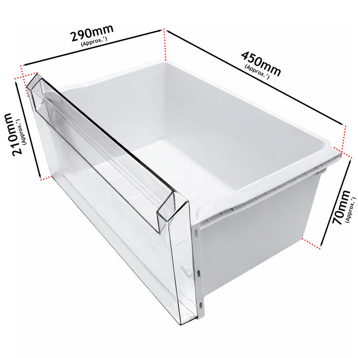 Haier Freezer Drawer Lower HBM-686SNF HBM-687BNF Basket Box Container 2106160466