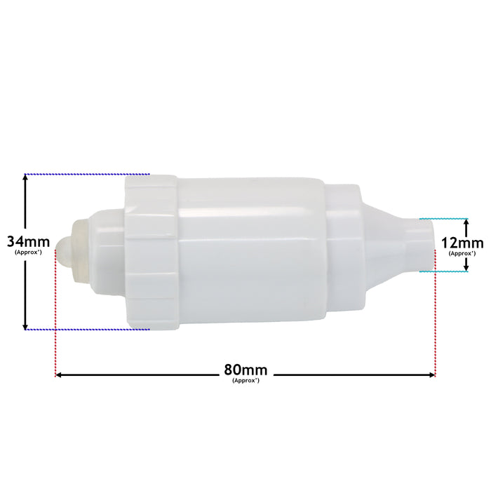 Water Tank Dispenser Nozzle Valve Plug For Logik LFFD55W18 LFFD55S18 Fridge Freezers