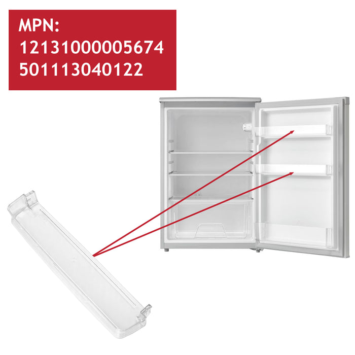 Currys Essentials Upper Fridge Door Shelf Rack Tray CUL55B20 CUL55S20 CUL55W12