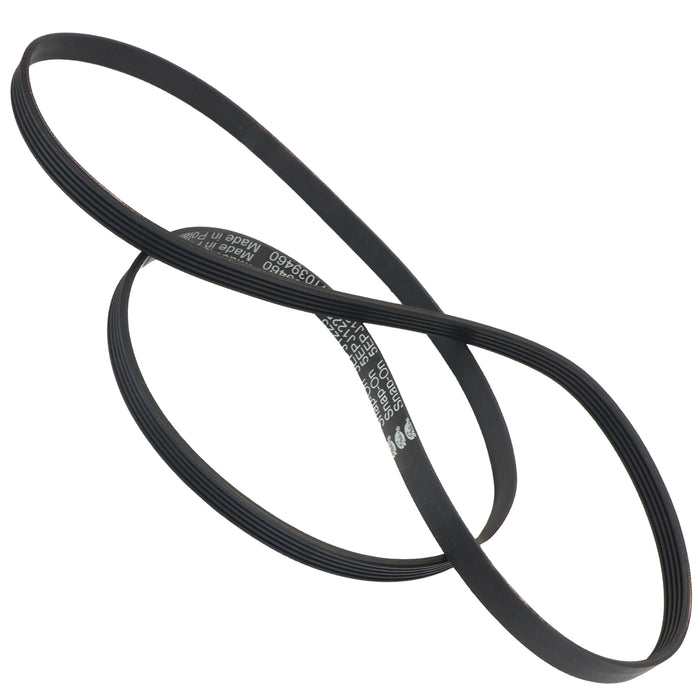 Poly-V Drum Drive Belt For Haier I‑PRO 3 Washing Machines 1225J5EPJ 1225mm
