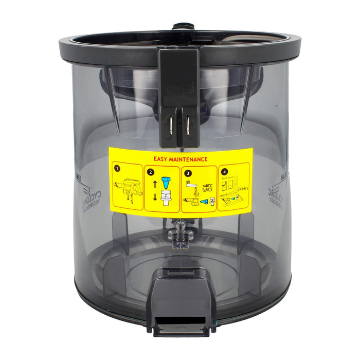 Hoover Cyclonic Dust Bin HF122 H-FREE 100 0.9L Vacuum Dirt Container 48030088
