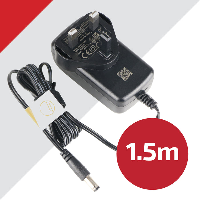 SPARES2GO 31v 0.8a Cleaner Charger for Hoover H-Free Series Cordless Vacuum UK Plug 48700622 K25V310080B for HF4 series HF4P10H 011 HF410P 001