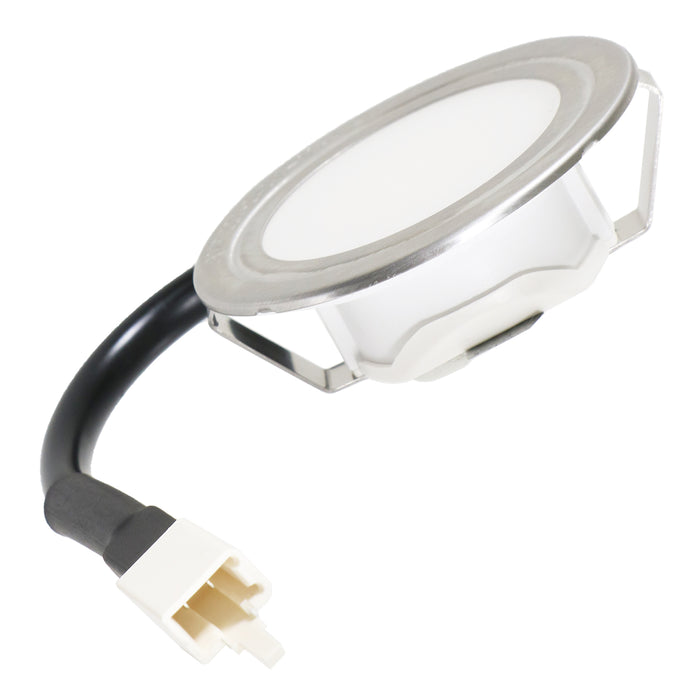 LED Light for Candy CBG CCE CGM Cooker Hood Extractor Vent Lamp Bulb Units (Pack of 2, Silver, 68mm, G4)