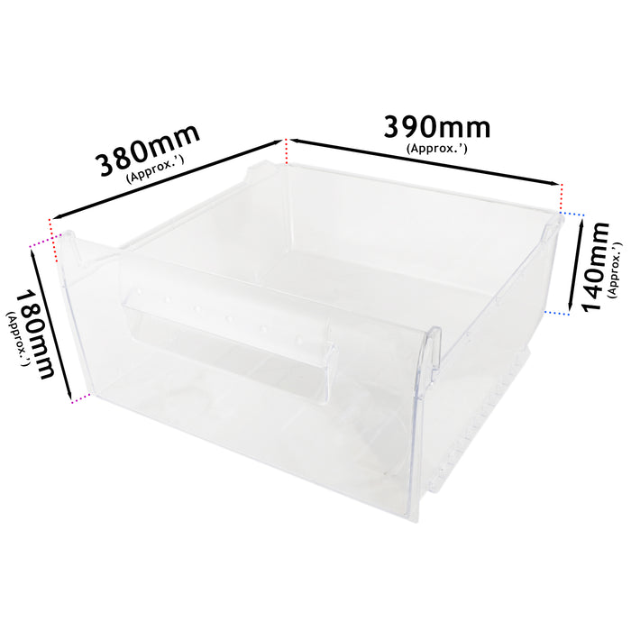 Freezer Drawer for Currys Essentials CTF55W15 CTF55W18 Upper Middle Basket 390mm x 380mm