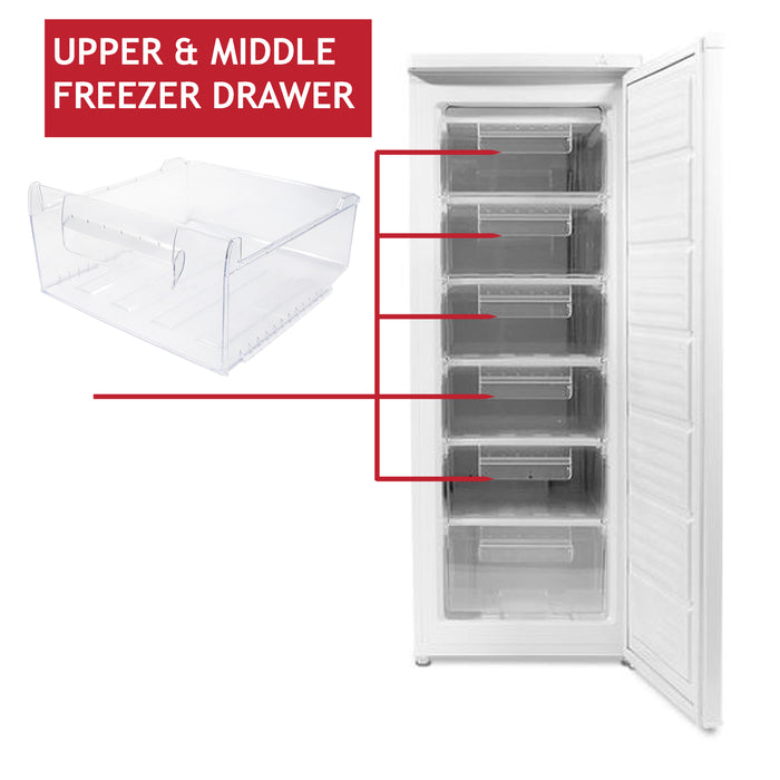 Freezer Drawer for Matsui MTF55W12E MTF55W14E Upper Middle Basket 390mm x 380mm