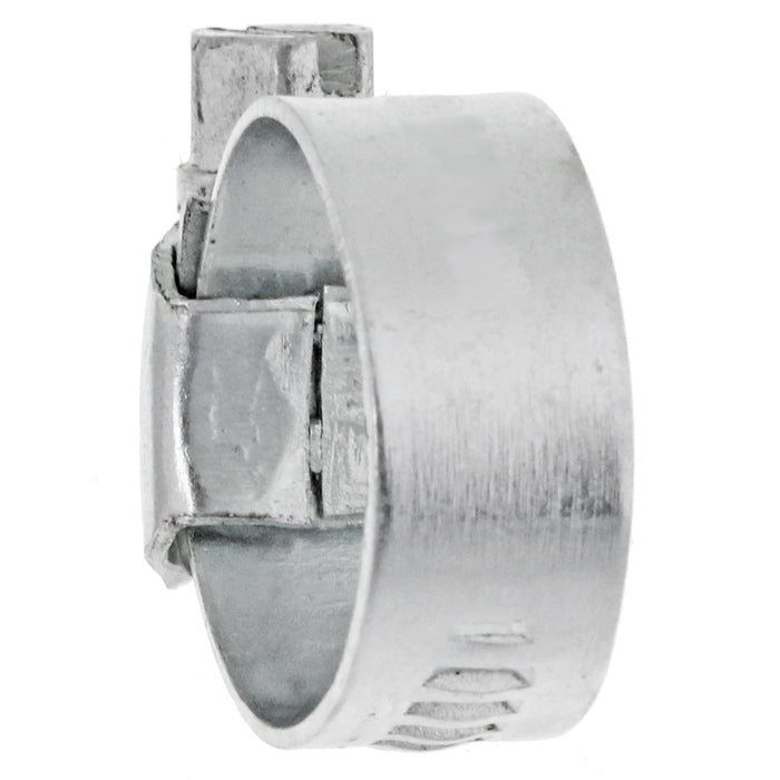 Worm Drive Metal Hose Clamp Screw Pipe Clip Type Steel Small 13 - 19mm (Pack of 20)