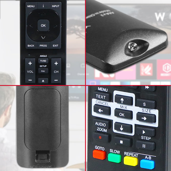 JVC RM-C3174 TV Remote Control LT24 LT32 LT40 LT42 LT50 LT55 Controller (504Q2220105)