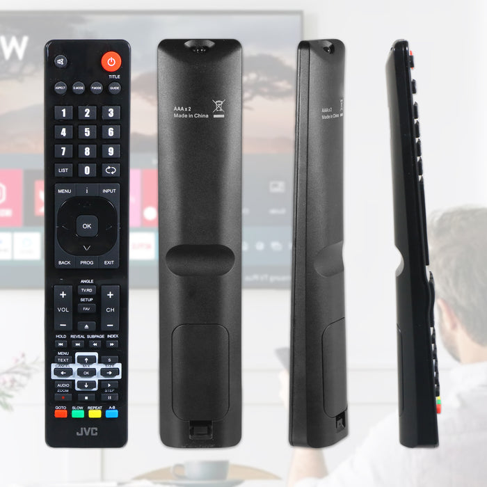JVC RM-C3174 TV Remote Control LT24 LT32 LT40 LT42 LT50 LT55 Controller (504Q2220105)