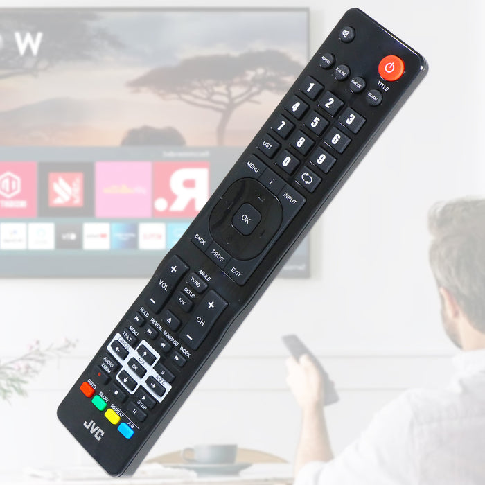 JVC RM-C3174 TV Remote Control LT24 LT32 LT40 LT42 LT50 LT55 Controller (504Q2220105)