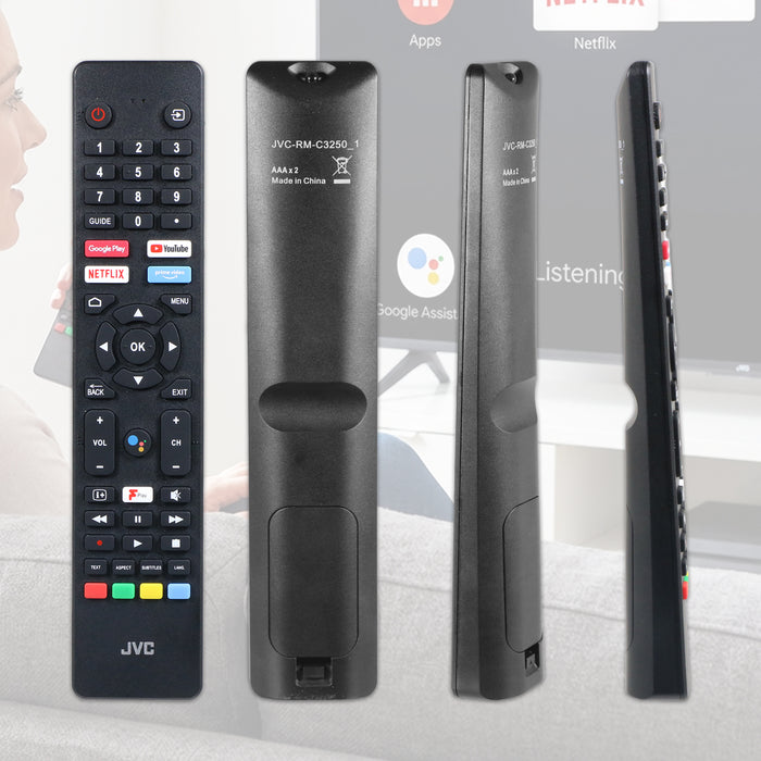 JVC RM-C3250 Voice Remote LT-40CA790 LT-40CA890 LT-43CA890 LT-50CA890 LT-55CA890 Smart TV Controller (504Q4360110)