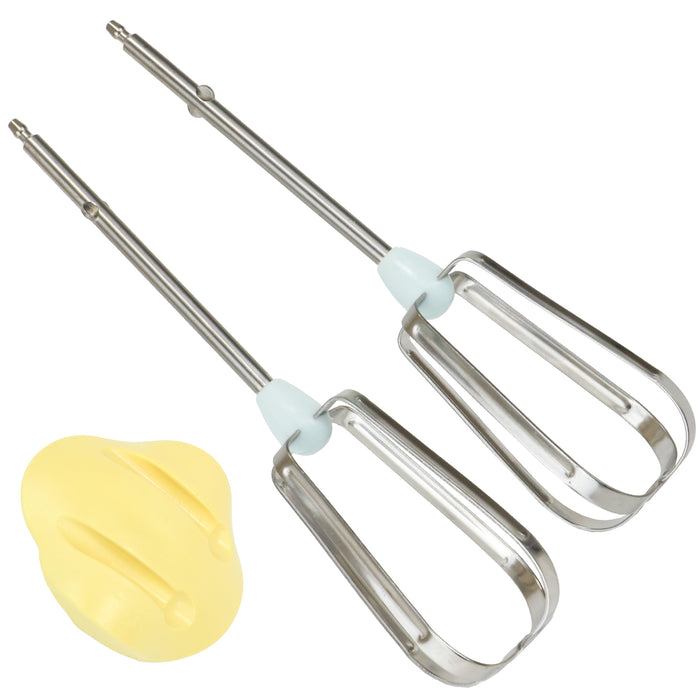 Flat Blade Beaters Whisks For Kenwood HM220 HM226 HM400 Hand Mixers With Grip Clip