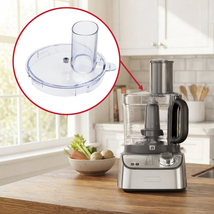 Lid Chute Funnel For Kenwood MultiPro Express FDM71 FDP65 Food Mixer Processor