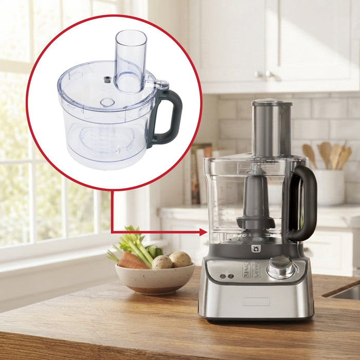 Mixing Bowl & Lid For Kenwood MultiPro Express FDM71 FDP65 Food Mixer Processor