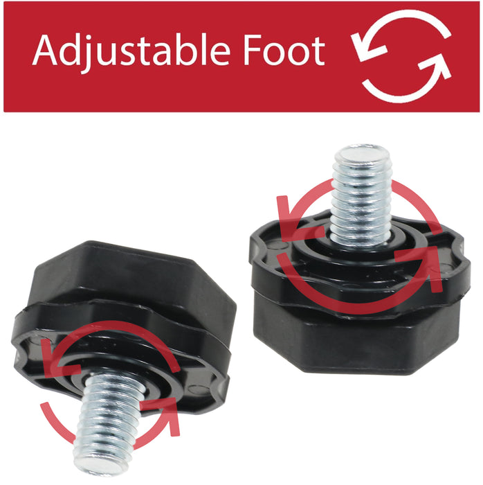 Beko Washing Machine Foot Leg Adjustable Levelling Castor 10mm Thread x 4 Feet