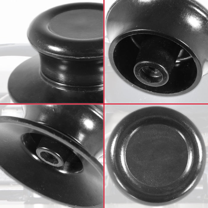 Pan Lid Knob Handle Kitchen Cookware Black Round Bakelite Hand Grip Replacement