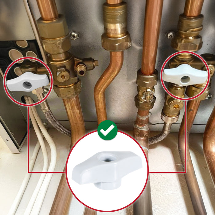 Service Valve Handle for Vaillant ecoTEC Exclusive Plus Pro VU VUI VUW Boiler (Pack of 2, 0020010292)