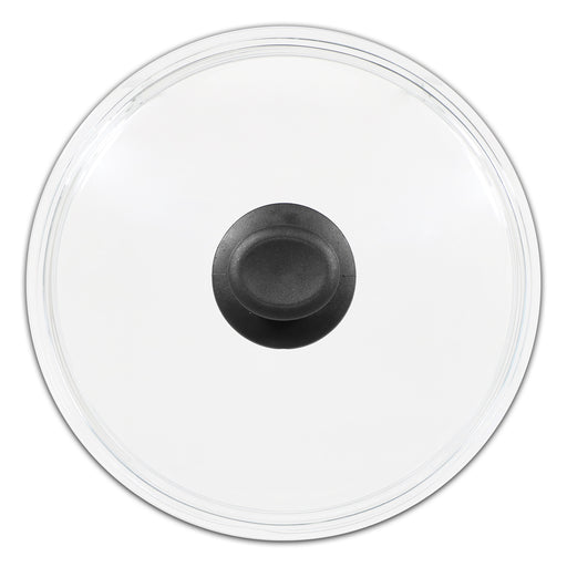 Glass Cookware Lid + Curved Handle Tempered Pan Pot Dish Cover Replacement Kit (20cm)