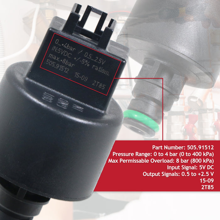 Low Water Pressure Sensor Switch for Ideal Keston Logic Combi Boiler (505.91512 / 175596)