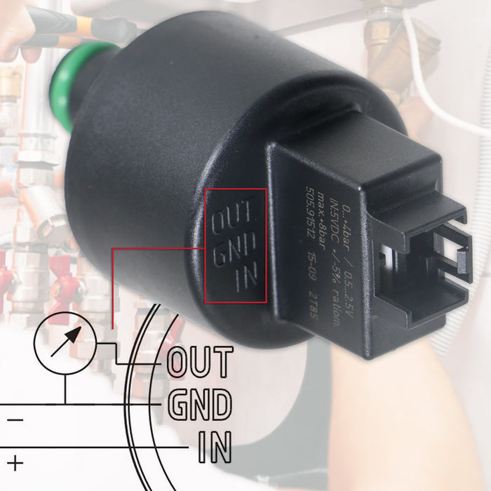 Low Water Pressure Sensor Switch for Ideal Keston Logic Combi Boiler (505.91512 / 175596)
