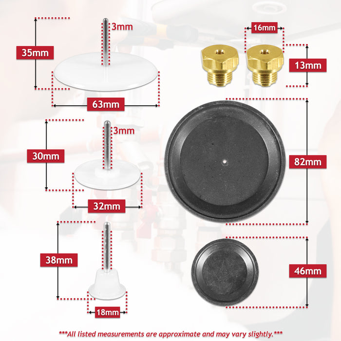Diverter Valve Repair Kit for Main Combi 24 30 HE Boiler (248061, 248062)