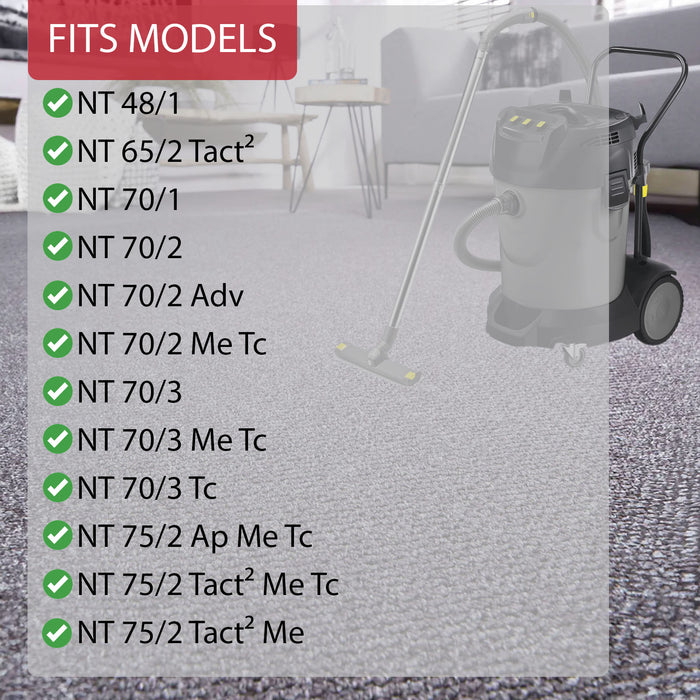Dust Bags for Karcher NT 70/1 70/2 70/3 75/2 65 Vacuum Cleaner Bag x 5