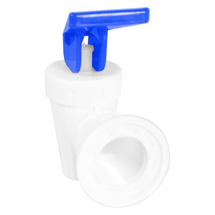 Universal Water Dispenser Tap Spigot Cooler Bottle Lever Faucet Spout (Blue / Cold, 15mm Internal Thread)
