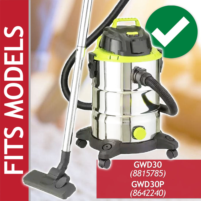 Cartridge Filter for GUILD GWD30 8815785 GWD30P 8642240 30L Vacuum Cleaner
