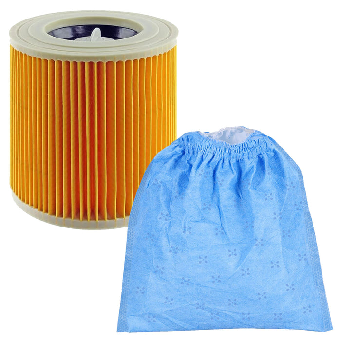 Cartridge Filter Bag for Karcher WD2 WD3 Wet & Dry Vacuum Cleaner Cover