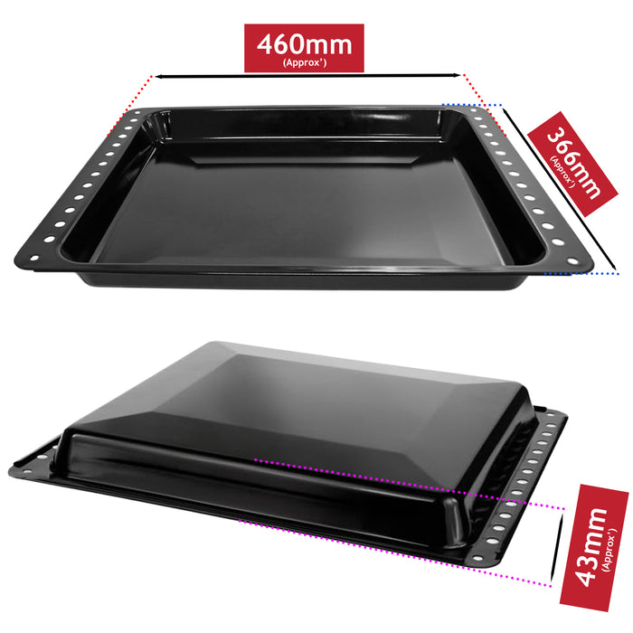 Oven Tray for Lamona LAM3200 LAM3204 LAM3401 Grill Shelf Drip Pan 460 x 366 mm