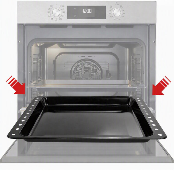 Oven Tray Grill Shelf Drip Pan Replacement 460mm x 366mm x 43mm + Grid Insert